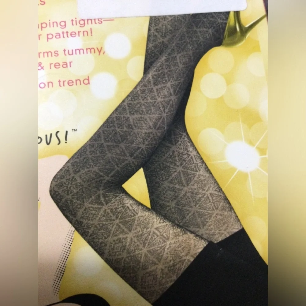 Lot of 2 Star Power by Spanx Center-Stage Shaping Tights Size B